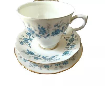 Colclough Braganza Trio Teacup Saucer And Side Plate Vintage • £20