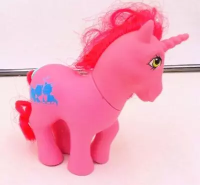 My Little Pony Tabby Pink Unicorn Blue Cats Gen 1 Happy Tail Ponies 1984 Hasbro • $9.99