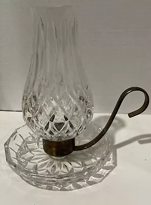 Waterford Crystal Hurricane Lamp Lismore • $75