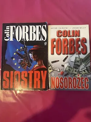 £8.50 • Buy Polish Books Polskie Ksiazki Colin Forbes  Zestaw 2 Książki