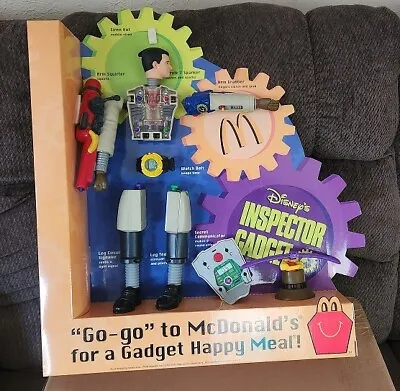 McDonald's Disney Inspector Gadget Happy Meal Movie Theater Display Hard To Find • $85
