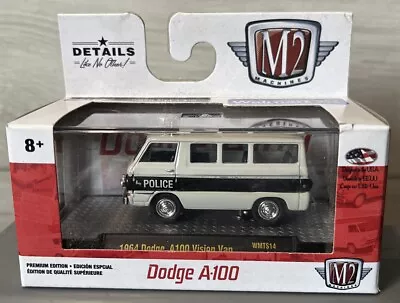 M2 Machines 1964 Dodge A100 Vision Police Van WMTS14 7800 Produced • $3.99