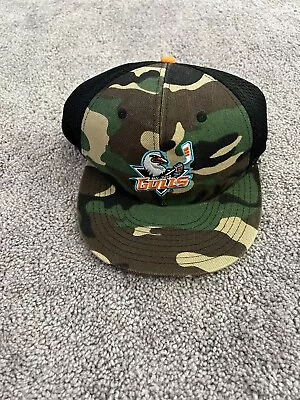 San Diego Gulls Hat SnapBack Cap Camouflage Trucker Mesh Back AHL Minor League • $11.95