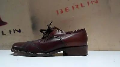 OTTER Men's Shoes 70er Leather 41 UK 7 Shoes Lace Up 70s True Vintage • $162.53