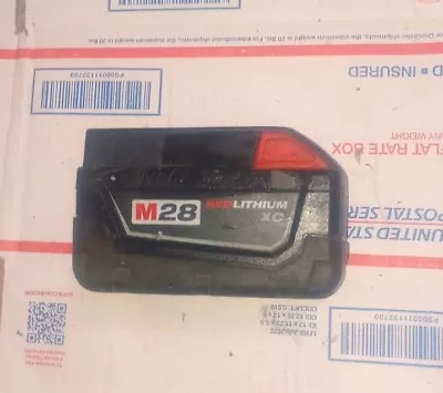 Authentic M28 MILWAUKEE 48-11-2838  Red LithiumXC Battery 76w Li Ion-Preowned • $38.95