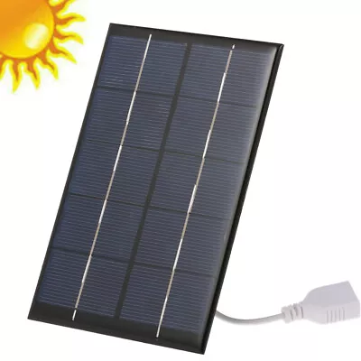 Portable USB Solar Power Bank Solar Panel Phone Charger For Outdoor Travel T5A3 • $8.99