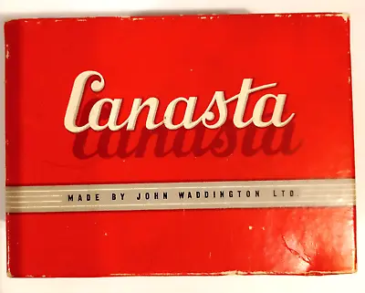 Vintage Waddington's Canasta Card Game Pack - Complete • £3.59