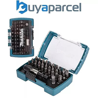 Makita D-74762 32 Piece Screwdriver Drill Bit Set Quick Release Magnetic Holder • £11.94