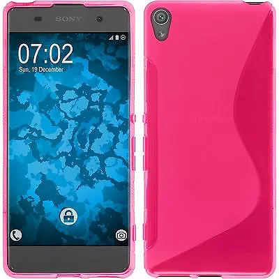 $11.63 • Buy Silicone Case For Sony Xperia XA Pink S-STYLE +2 Protector