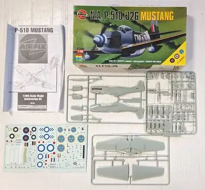 Airfix 1/48 05104 North American P-51d/j26 Mustang (incomplete) • £10.99