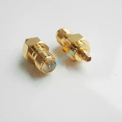 RP SMA FeMale Jack To MMCX Male Plug Straight RF Connector Adapter Radio • $1.93