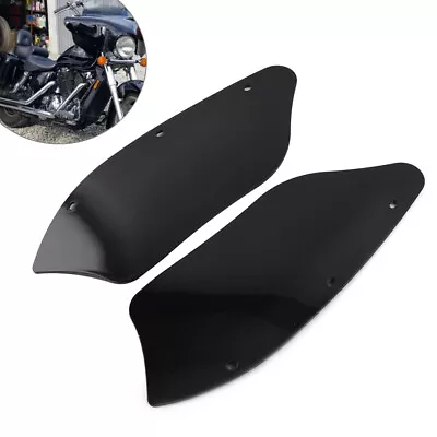 Batwing Fairing Wind Deflectors For Harley Dyna Heritage Softail Road King Honda • $55.14