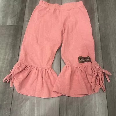 Matilda Jane Sz 4 It's A Wonderful Parade Barefoot Pink Cropped Ruffles Knit • $18