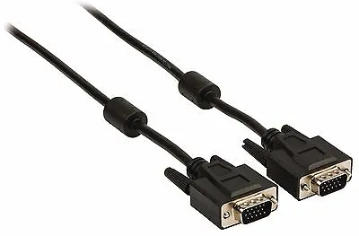 2m High Quality SVGA VGA Cable To Connect A Laptop / PC To A TV / Monitor • £4.95