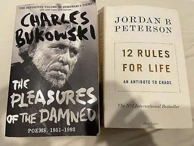 Book Bundle - Charles Bukowski - Jordan B Peterson • $30.73