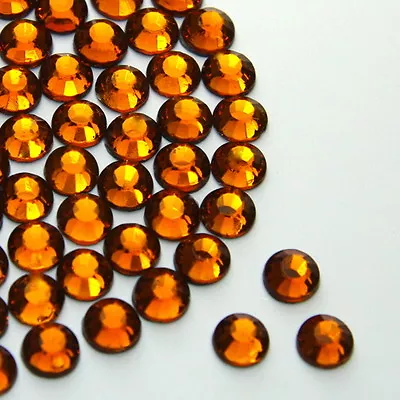 £1.99 • Buy Beautiful Sparkly Dark Topaz Flat Back Rhinestones Hotfix/Glue On AAA Quality