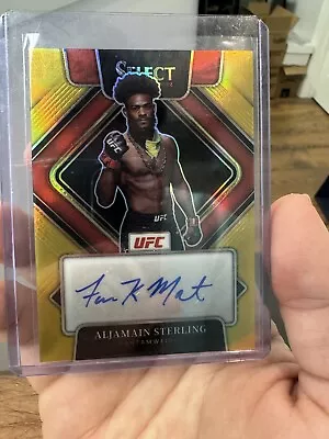 Aljamain Sterling Gold Select Auto /10 • $5.50