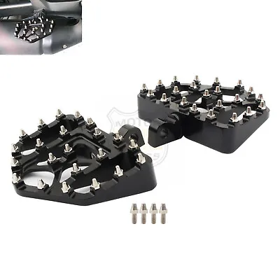 MX Style Foot Pegs Floorboard For Harley Touring Street Glide Softail Dyna V-Rod • $46.59