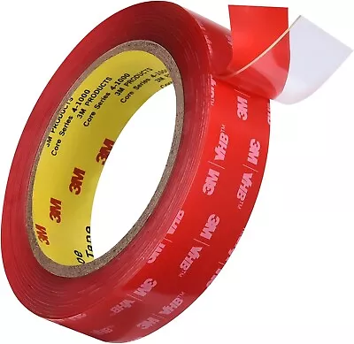 3M Double Sided Heavy-Duty Mounting Tape Clear Waterproof VHB Tape 16FT Length • $26.78