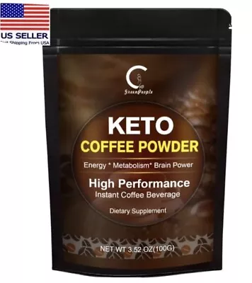 Instant Keto Coffee Weight Loss Detox  Keto Diet Energy Burn Fat Coffee 100g • $14.99