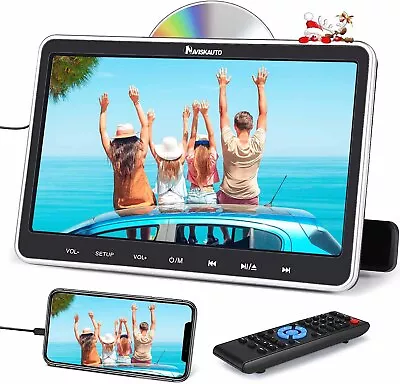 10.1'' Full HD Screen Car Monitor Headrest Video DVD Player USB AV IN OUT HDMI  • $107.27