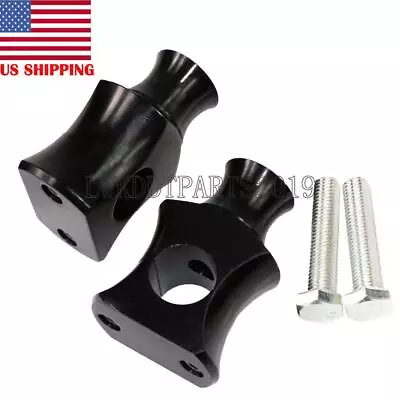 $34.50 • Buy 1  Black Motorcycle Handlebar Risers Clamp For Yamaha V Star 650 950 1100 1300