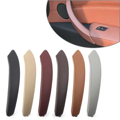 $28.61 • Buy Interior Inner Door Trim Pull Handle Right Side Real Leather For BMW X5 X6 E70