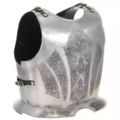 £156.47 • Buy Nice Medieval Knight Body Armour Cuirass Replica LARP Silver Steel