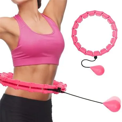Smart Weighted Infinity Hoop For Adults Weight Loss Massage Hula Exercise 2 • $23.95