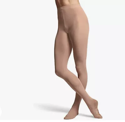 £8 • Buy BLOCH Girls Contoursoft Adaptatoe Tights Child Large In Suntan