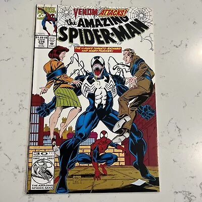 The Amazing Spider-Man #374 1993 Marvel Comics Venom Attacks Bagley Parents • $9.99