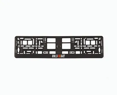 European License Number Plate Frame Holder Surround For Mitsubishi Motorsports • $16.24