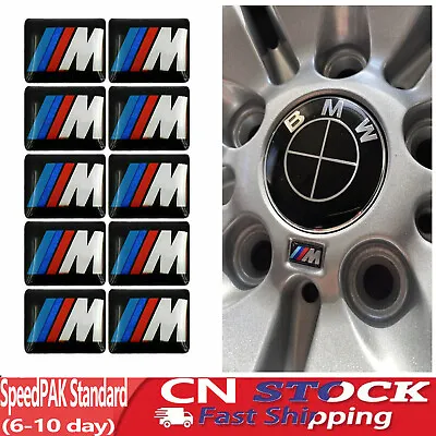 10 Pcs Set Fit For BMW M 3D Sticker Set Rims Wheels Badge Emblem 2023 New • $11.99