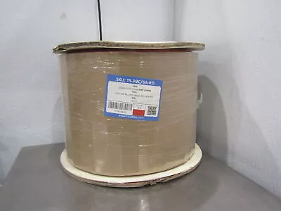 TS TS-PBC/6A-RD Cat6 Plenum UTP 23 AWG 4 CMP Red Cable Reel 1000 Ft • $176.99
