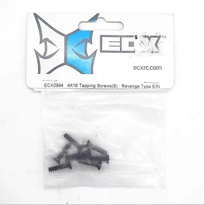 ECX 0994 4X16 Tapping Screws (8) : Revenge Type E/N • $3.95