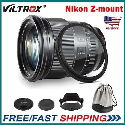 VILTROX 75mm F1.2 Pro Ultra Wide Angle AF APS-C Prime Lens For Nikon Z-Mount Cam • $532