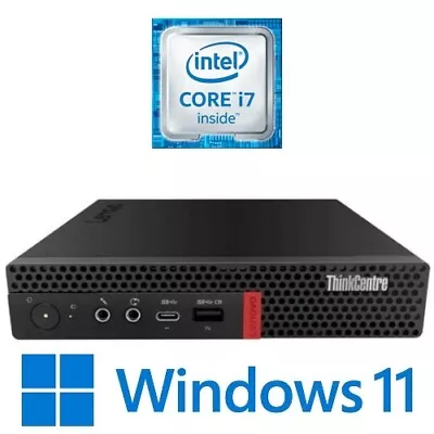 Lenovo ThinkCentre M920q Tiny Intel I7 9700T 16G 256G/512G/1TB SSD WiFi Win 11 • $480