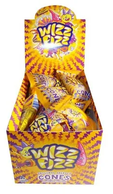 Wizz Fizz Sherbet Cones (24 Cones In Display Unit) • $17.09