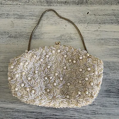 Vintage Beaded Evening Clutch • $12.99