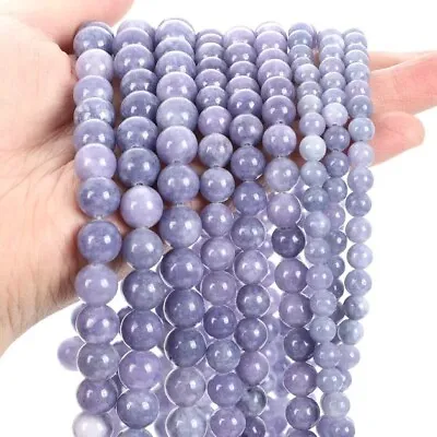 Gemstone Beads For Jewellery Making 12/10/8/6/4mm Loose Stone Beads • £3.01