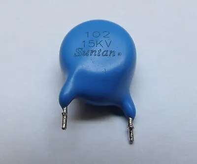 1000pF 15KV High Voltage Ceramic Capacitor (5-50 Pcs.) .001uF 15000 Suntan Caps • $4