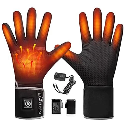$47.67 • Buy Heated Gloves Rechargeable Battery - Breathable Heated Gloves Liners For Men ...