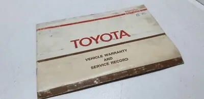 1982 Toyota Corolla Ke70 Owners Manual • $25