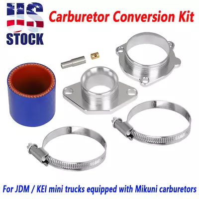 US Carburetor Conversion Kit For JDM / KEI Mini Trucks Equipped Mikuni CV Carb • $87.99