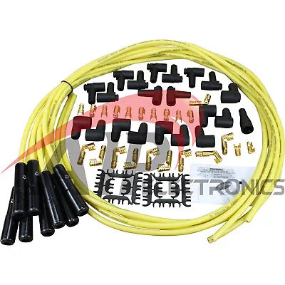 Transparent Yellow Black Ceramic Universal Spark Plug Wire Set For All Vehicles • $116.95