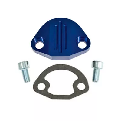 EMPI 1092 Blue Billet Fuel Pump Block Off VW Beetle Bug Bus Dune Buggy Ghia Baja • $29.49