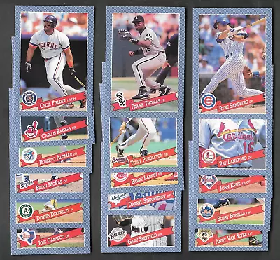 1993 HOSTESS BASEBALLS Baseball Card Set Series I (1-16) • $8.95