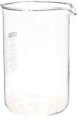 £19.59 • Buy Bodum Spare Coffee Press Replacement Glass Beaker - 1.5 Litres - 12 Cup Capacity