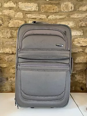 Samsonite Grey Small Suitcase Two Wheels Luggage Cabin Bag? • £29.99