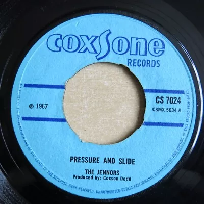 THE JENNORS Pressure And Slide / SOUL BROS. One Stop UK 7  Coxsone CS 7024 • £29.99